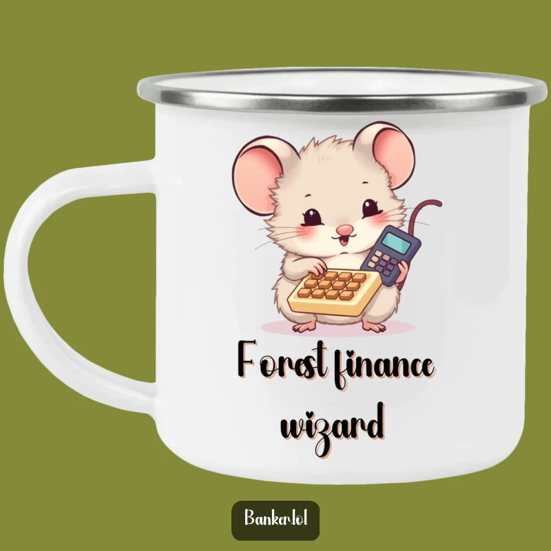 Funny Mouse Calculator Camping Mug - Hilarious Outdoor Companion for Numbers