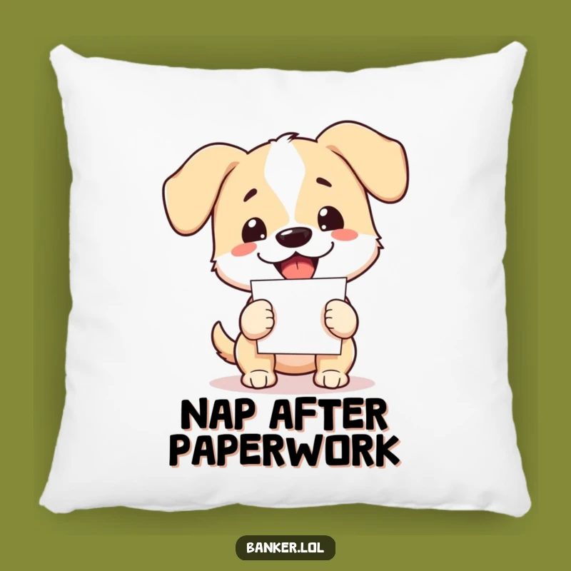 Funny Dog Comfort Pillow: Huggable Humor for Your Home!