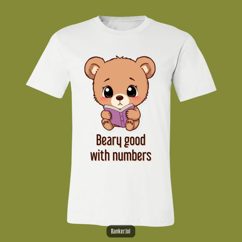 Funny Bear Cub Accounting T-Shirt: Hilarious Gift for the Inquisitive!